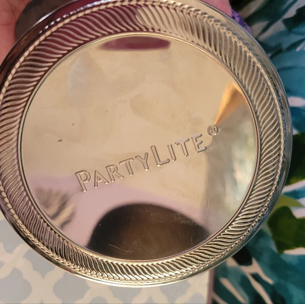 NEW PartyLite Cinnamon Woods 3 Wick Glass Jar Candle - Picture 3 of 7